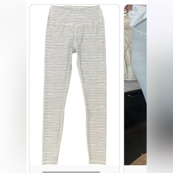 AllFenix Piper Black/White Stripe Leggings - Picture 6 of 6